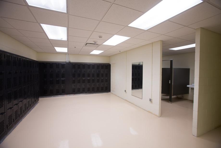 Women's locker room - July 20, 2015 (Photo by University Photography)