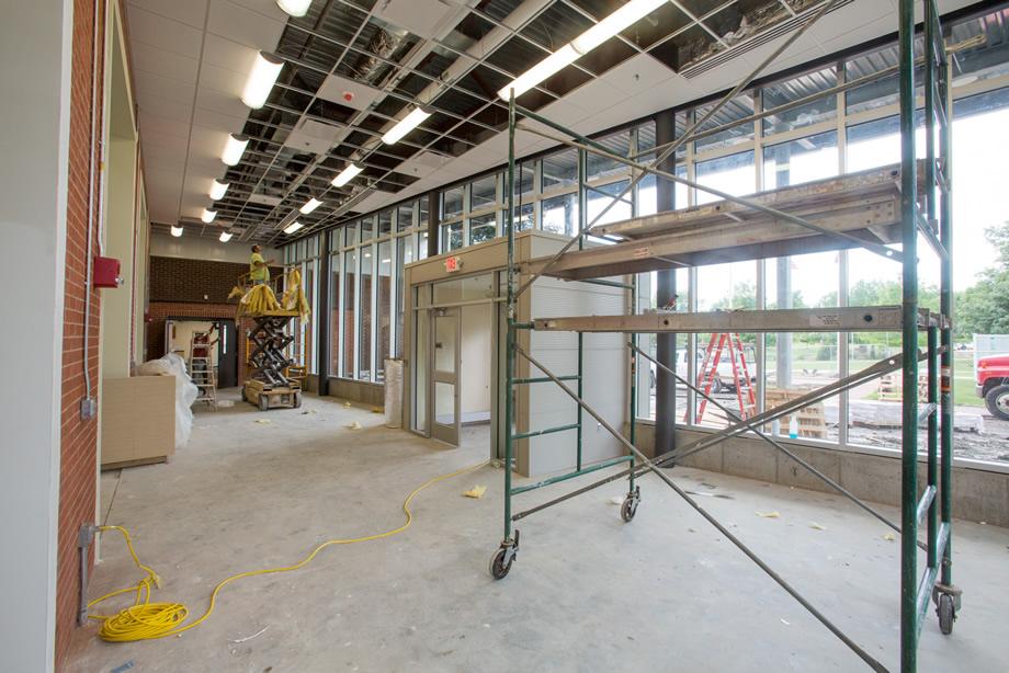 Inside the enterace - July 20, 2015 (Photo by University Photography)