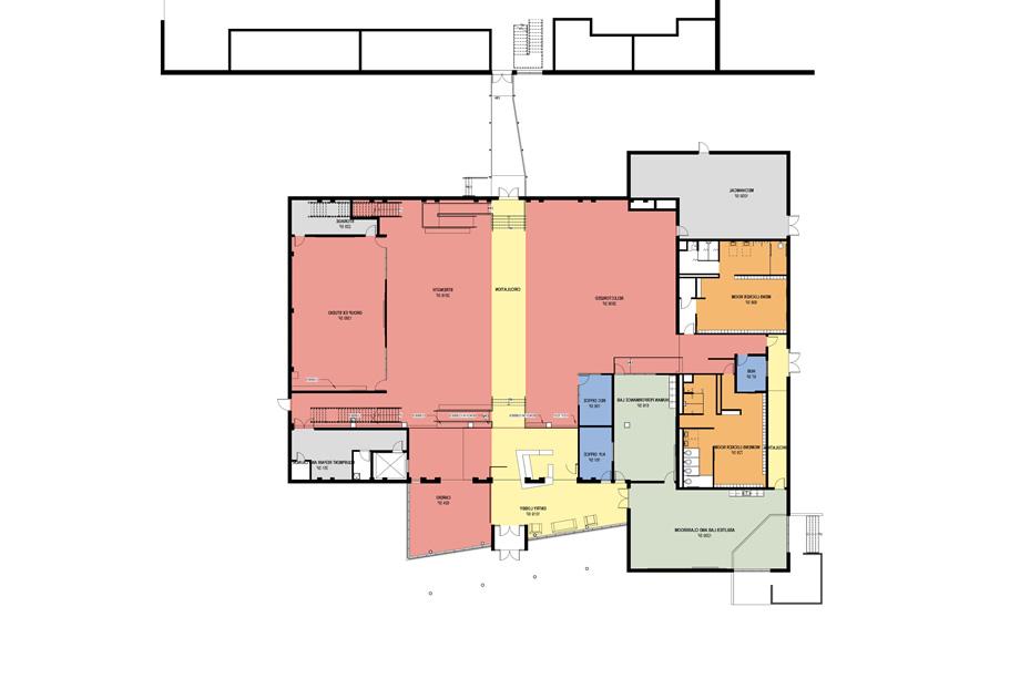 Floor plan (Photo by University Photography)